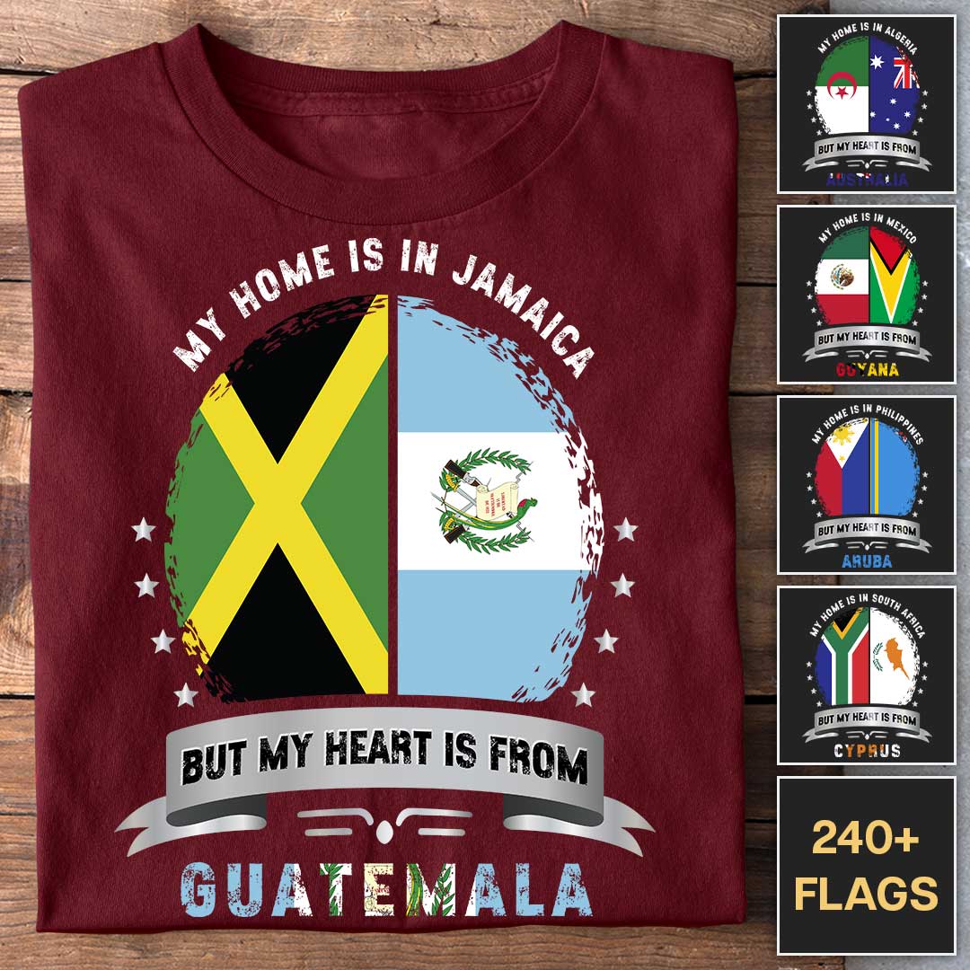 But My Heart Is From - Customizable T-Shirt