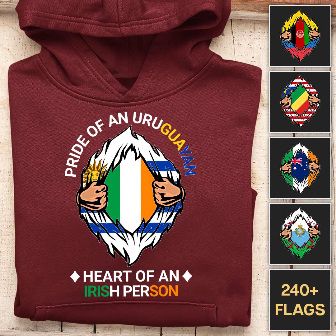 Pride of, Heart of - Customizable Hoodie