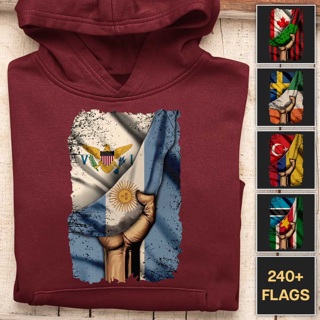 Pulled Down Flag - Customizable Hoodie