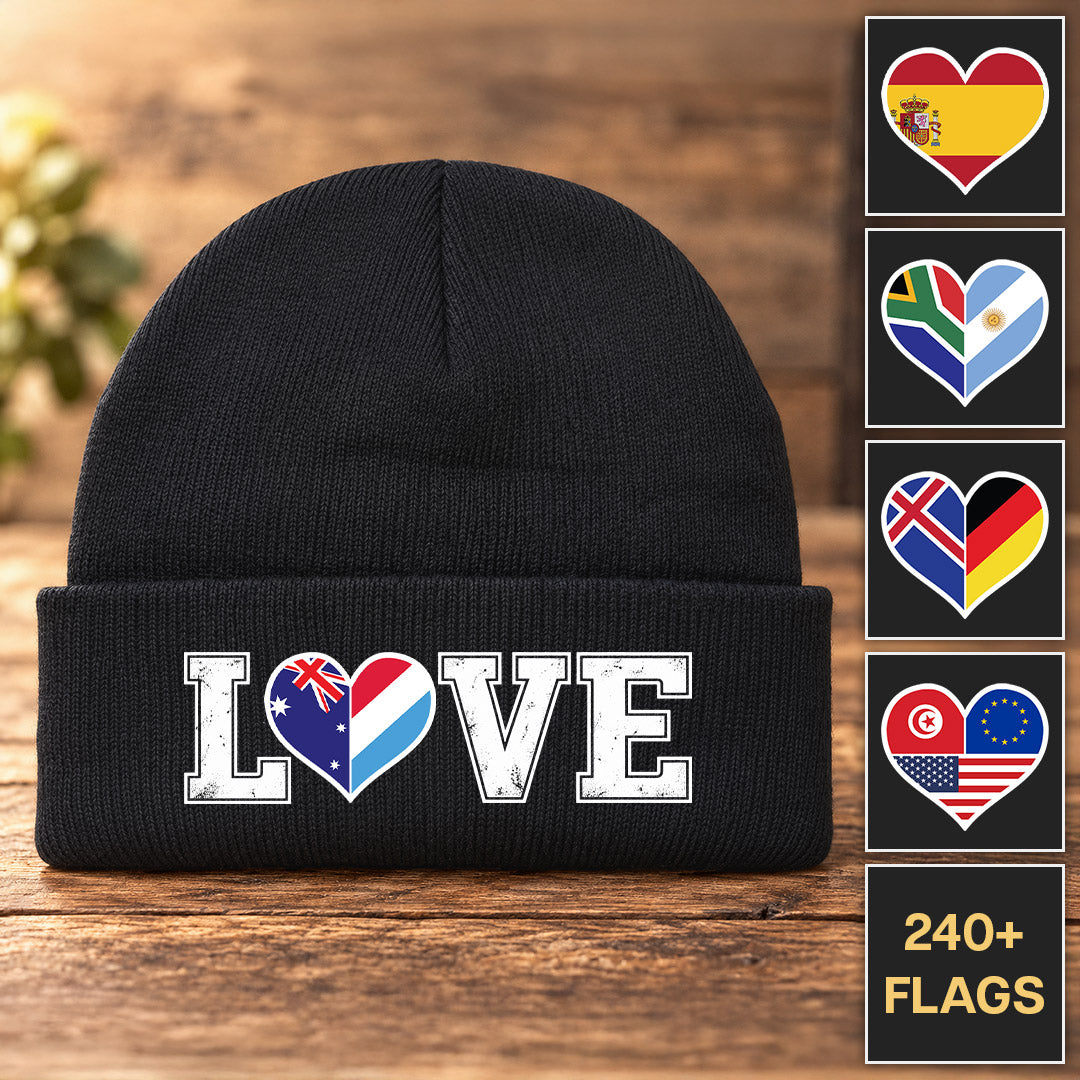 LOVE Flags - Customizable Beanie