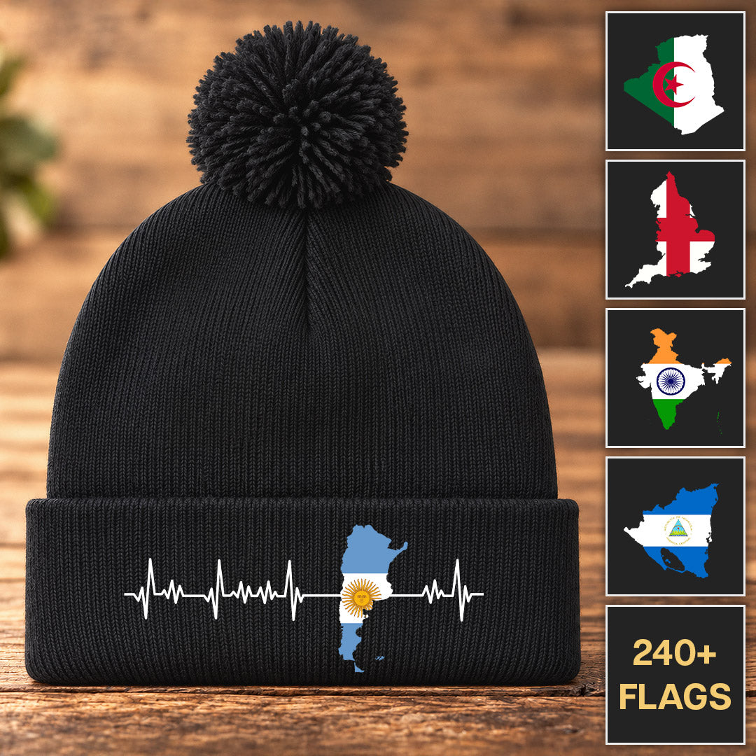 Heartbeat of Nations - Customizable Beanie