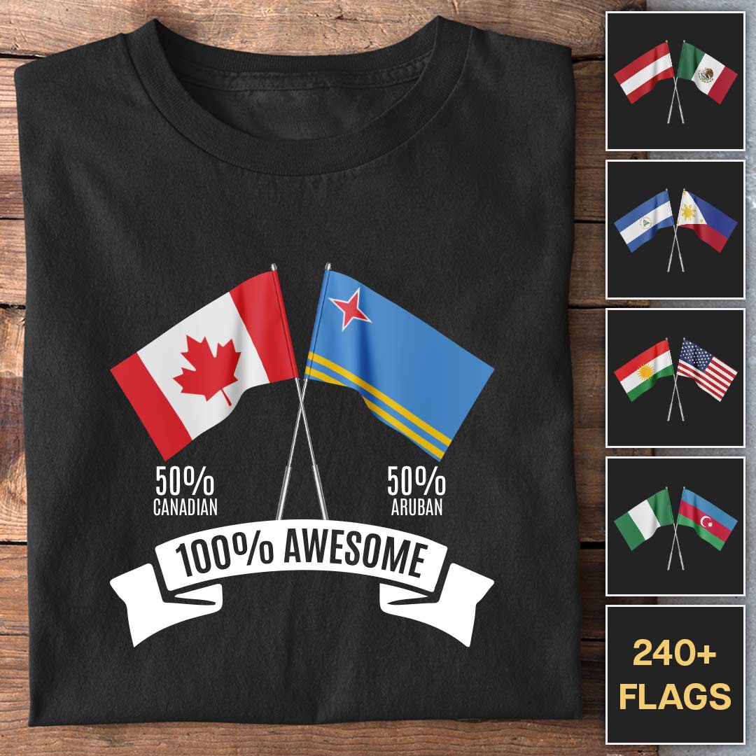 100 % - Muokattavissa oleva T-paita