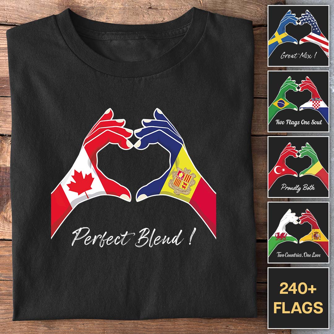 Hart van Twee Handen - Personaliseerbaar T-shirt