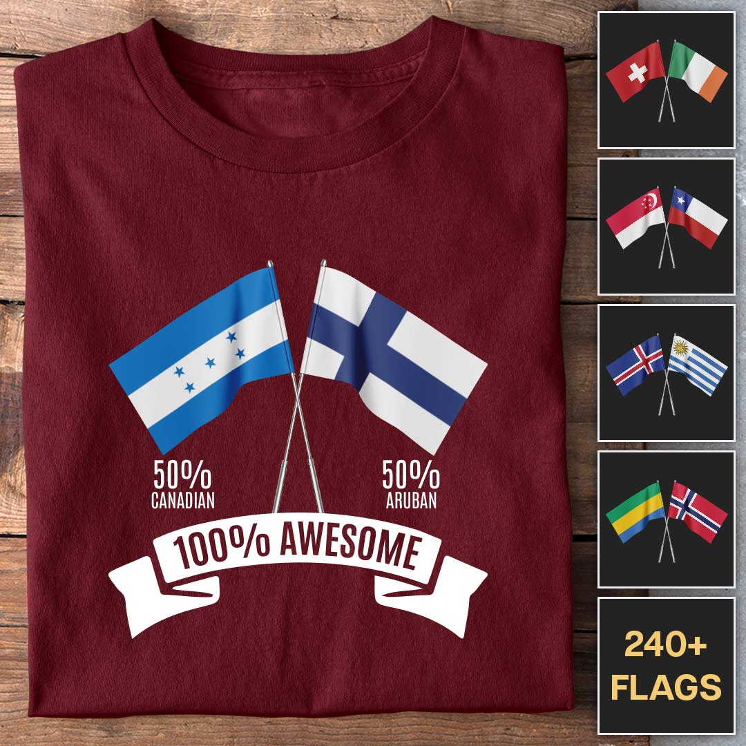 100 % - Muokattavissa oleva T-paita