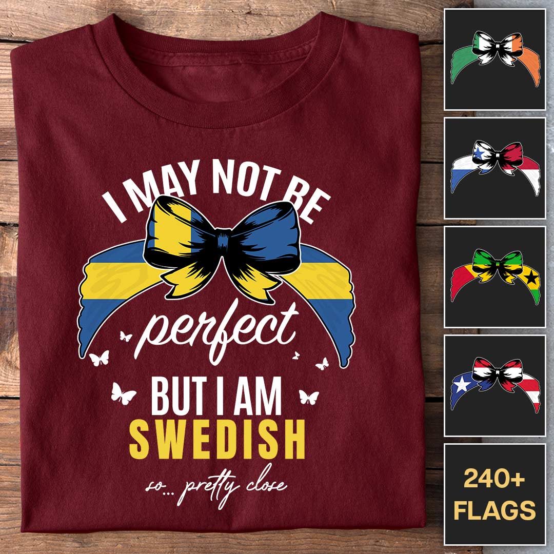 En ehkä ole täydellinen - Muokattavissa oleva T-paita