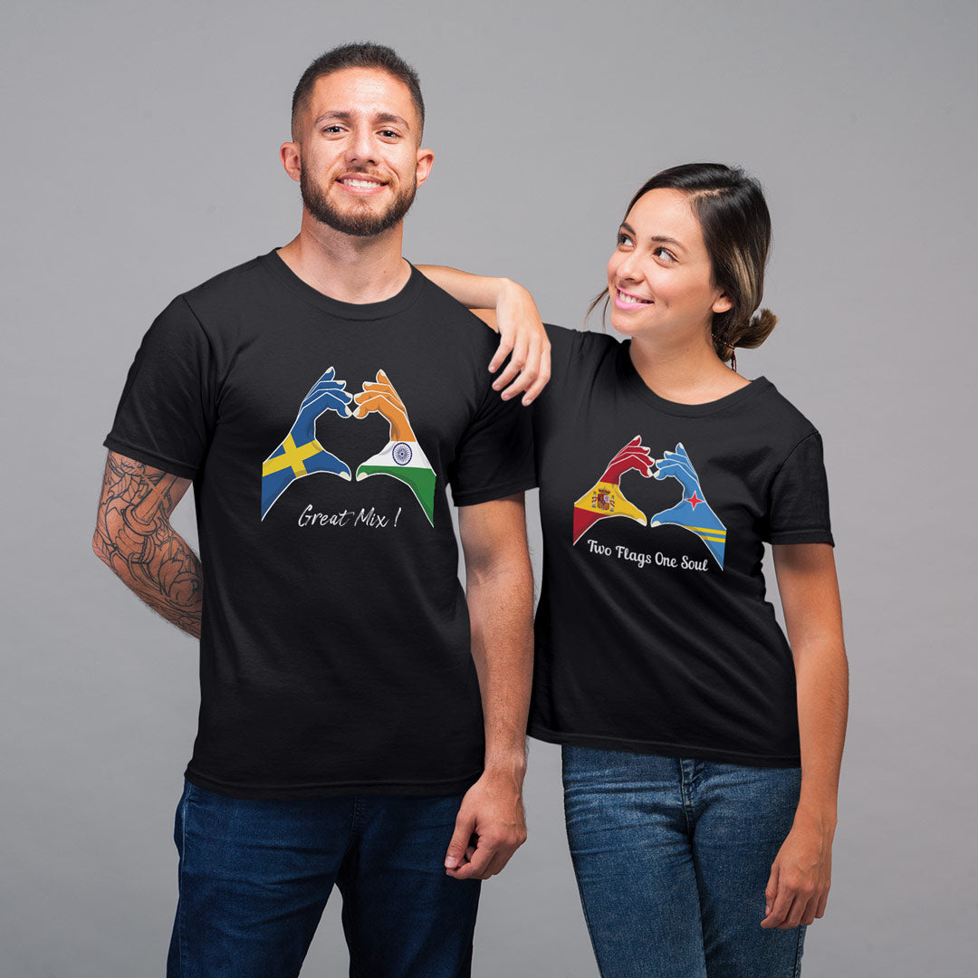 Hart van Twee Handen - Personaliseerbaar T-shirt