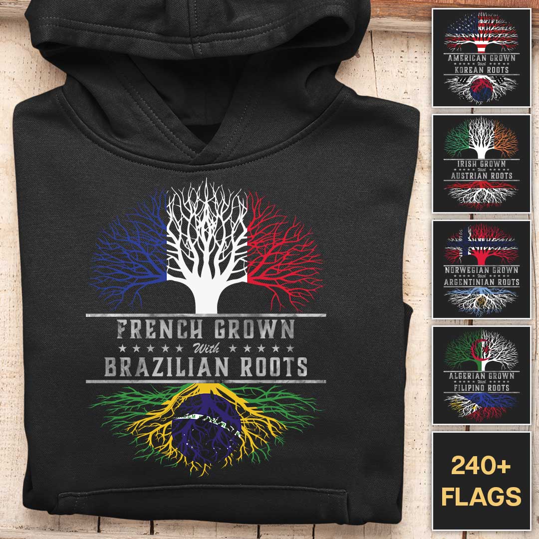 Grown with Roots - Customizable Hoodie