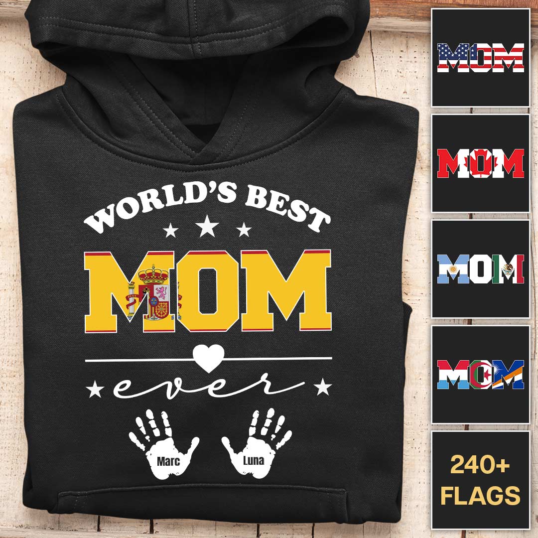 World's Best MOM - Customizable Hoodie