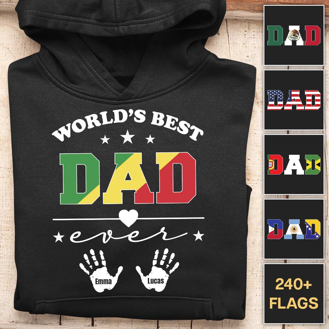 World's Best DAD - Customizable Hoodie