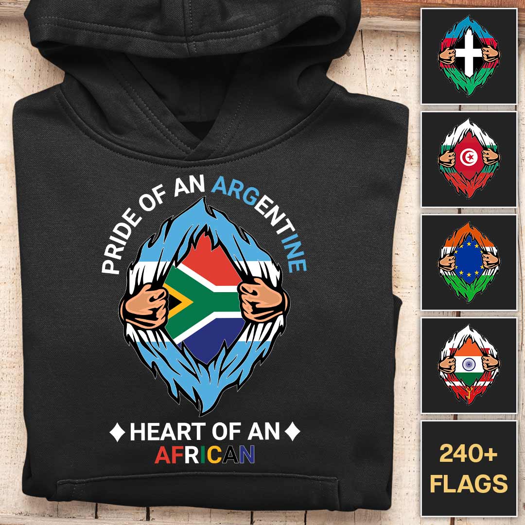 Pride of, Heart of - Customizable Hoodie