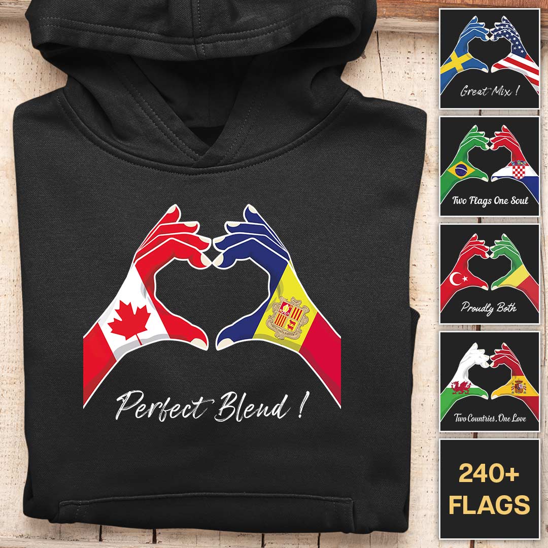 Heart of Two Hands - Customizable Hoodie