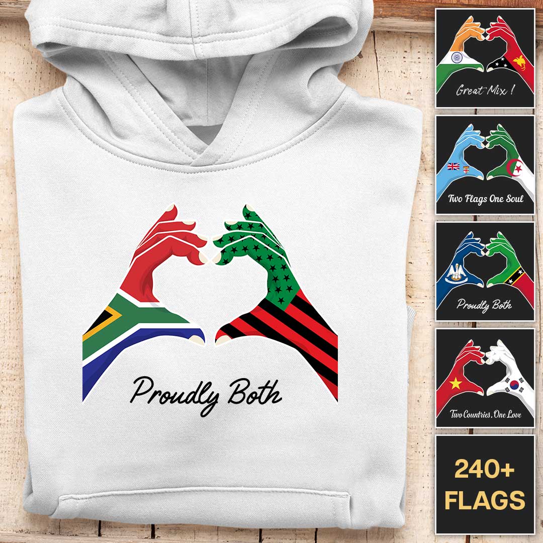Heart of Two Hands - Customizable Hoodie