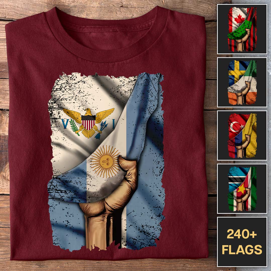 Pulled Down Flag - Customizable T-Shirt