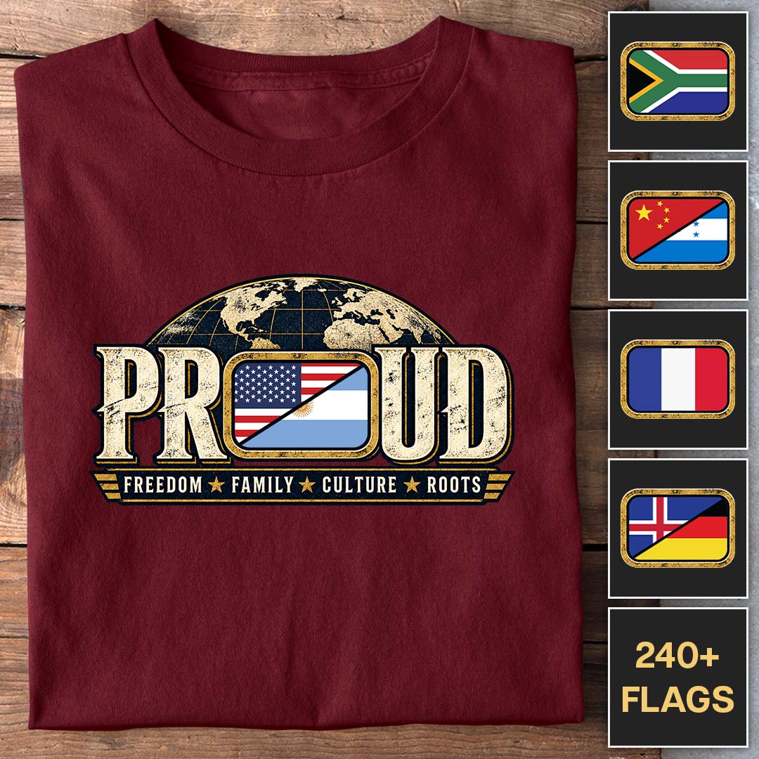 Fier de tes origines - T-shirt personnalisable