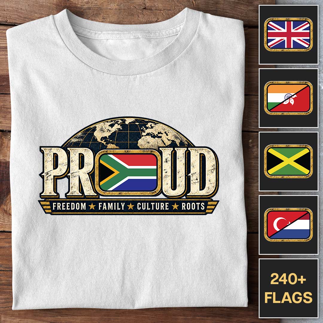 Fier de tes origines - T-shirt personnalisable