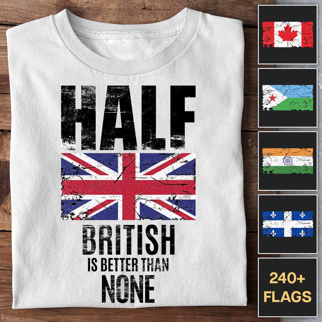 Half is beter dan niets - Personaliseerbaar T-shirt