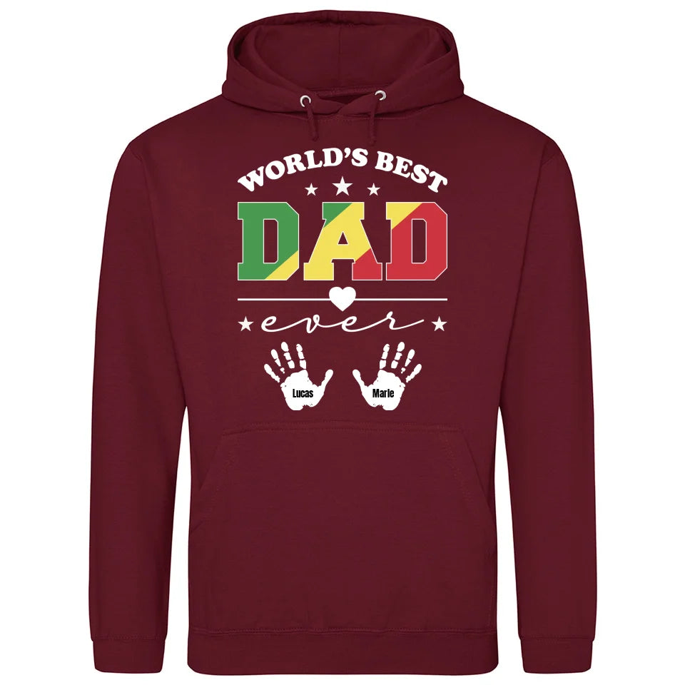 World s Best DAD Customizable Hoodie Unisex