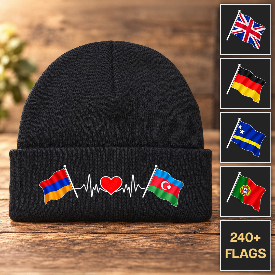 Connected Flags - Customizable Beanie